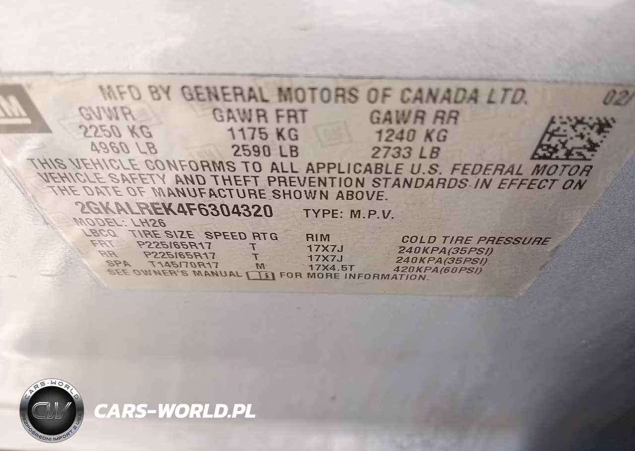 2015 GMC Terrain Sle-2 VIN:2GKALREK4F6304320 - 9