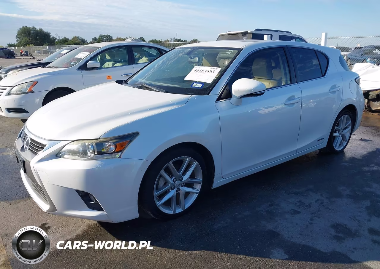 2014 Lexus Ct 200H VIN:JTHKD5BH6E2195593 - 2