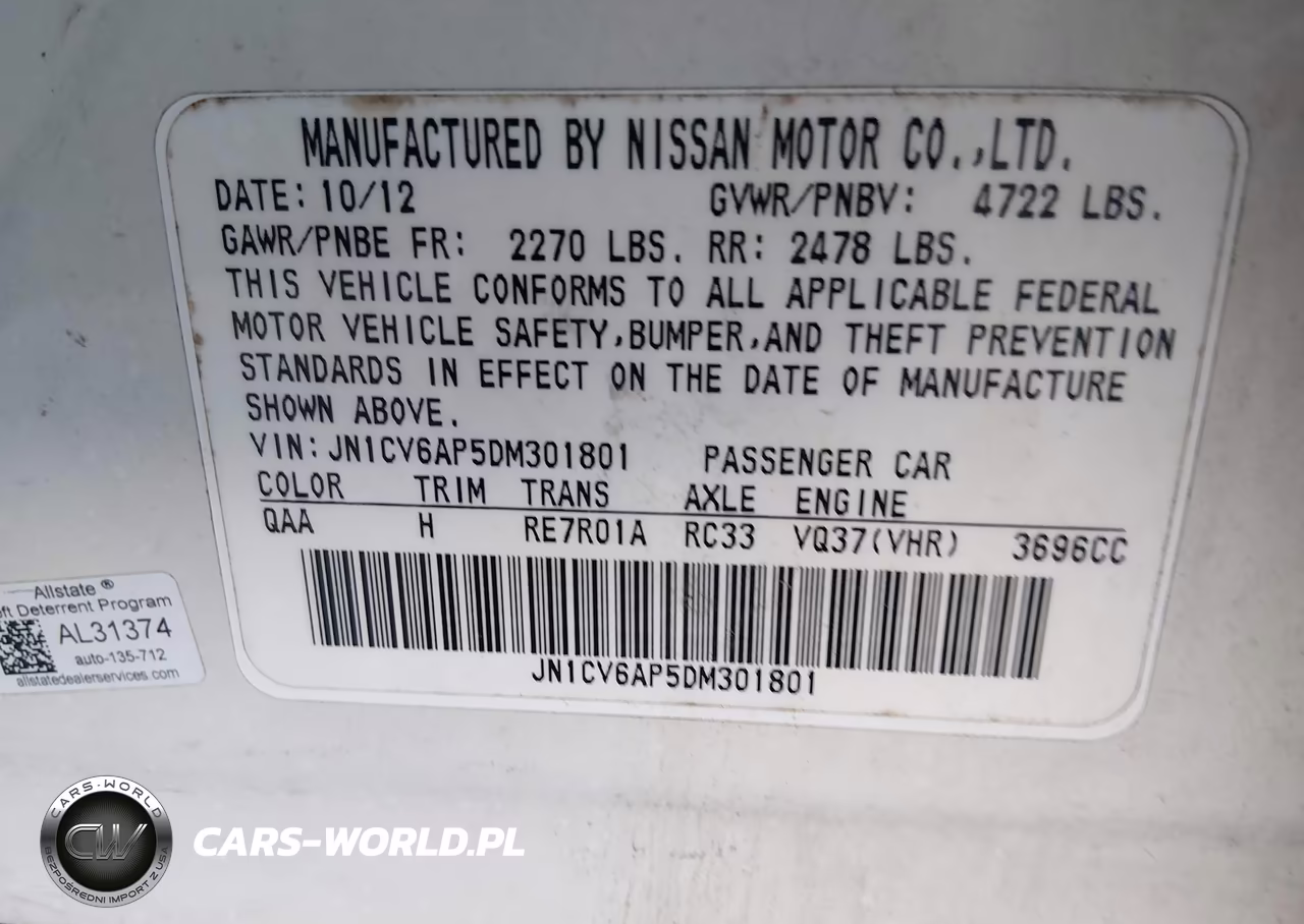2013 Infiniti G37 Journey VIN:JN1CV6AP5DM301801 - 9