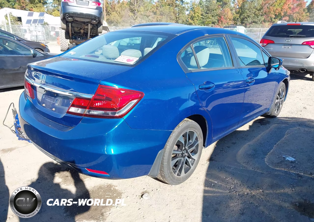2015 Honda Civic Ex VIN:19XFB2F83FE003827 - 4