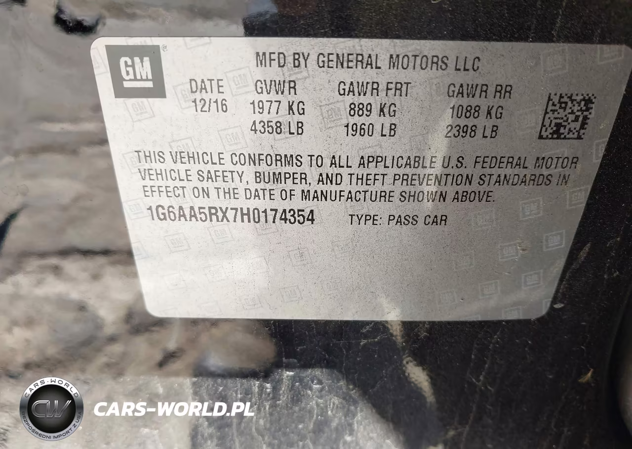 2017 Cadillac Ats Standard VIN:1G6AA5RX7H0174354 - 9