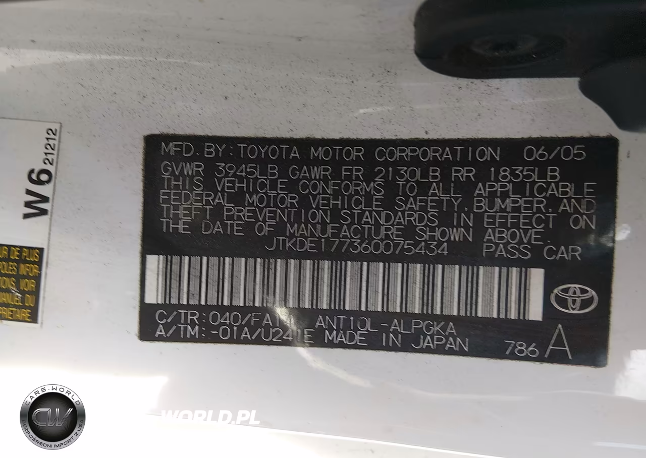 2006 Scion Tc VIN:JTKDE177360075434 - 9