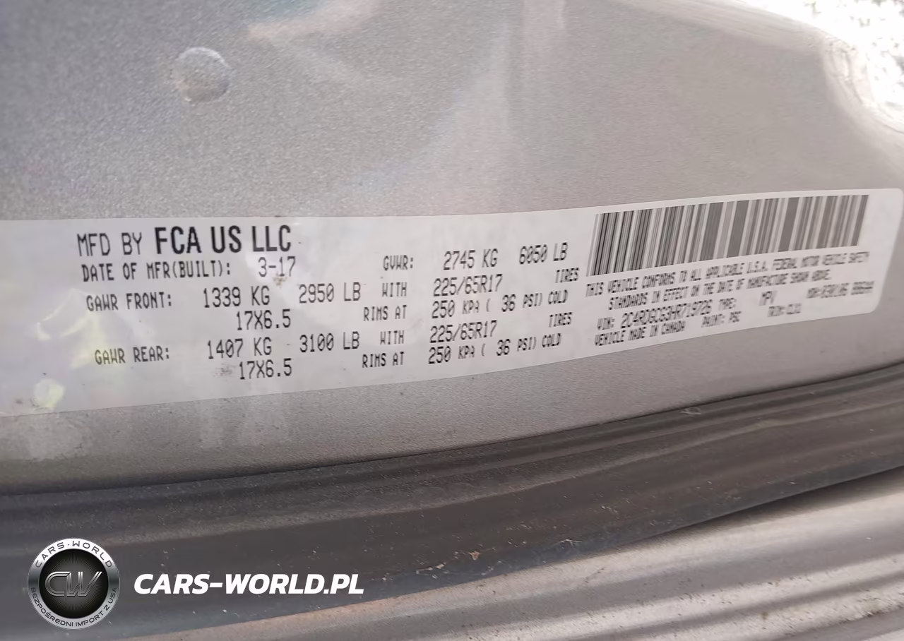 2017 Dodge Grand Caravan Sxt VIN:2C4RDGCG3HR719726 - 9