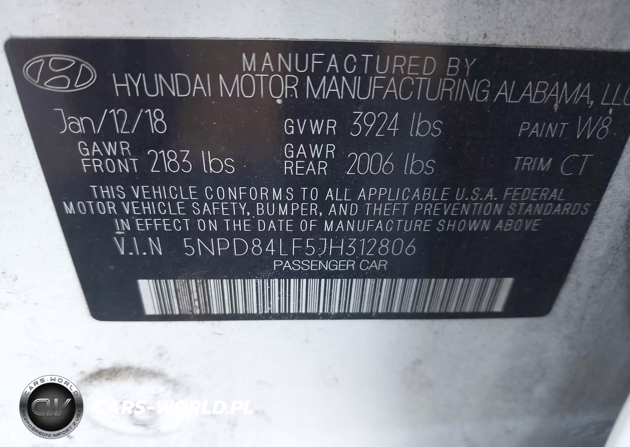 2018 Hyundai Elantra Sel VIN:5NPD84LF5JH312806 - 9