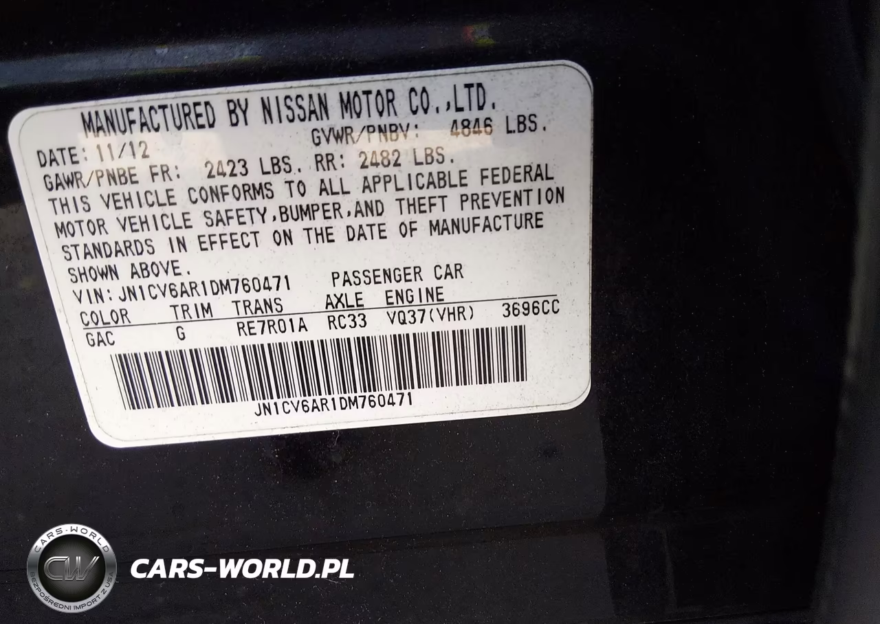 2013 Infiniti G37X VIN:JN1CV6AR1DM760471 - 9