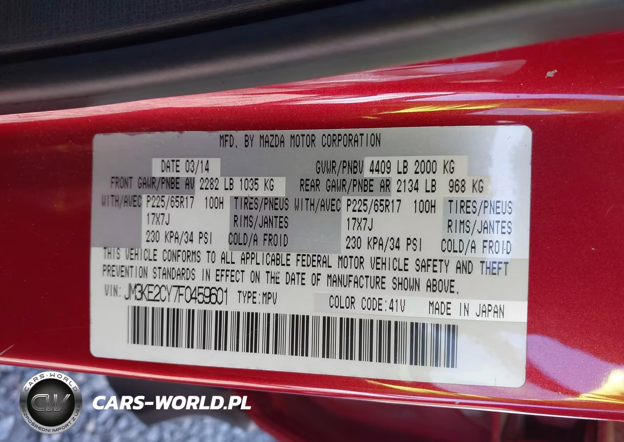 2015 Mazda Cx-5 Touring VIN:JM3KE2CY7F0459601 - 9