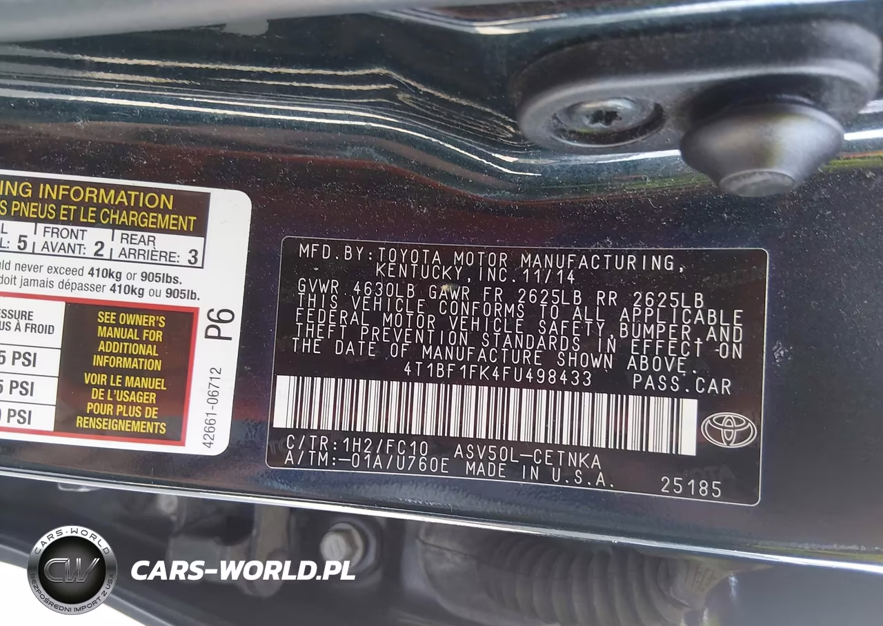 2015 Toyota Camry Le-Xle-Se-Xse VIN:4T1BF1FK4FU498433 - 9