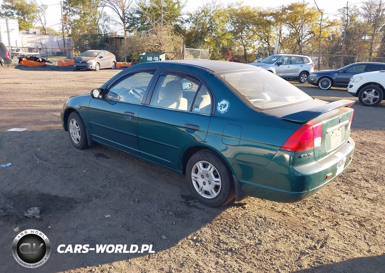 2001 Honda Civic Lx VIN:2HGES16501H530539 - 3