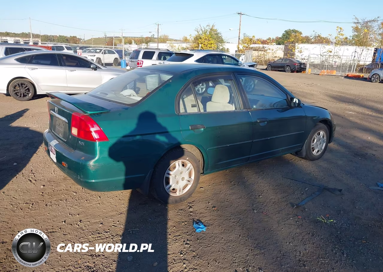 2001 Honda Civic Lx VIN:2HGES16501H530539 - 4