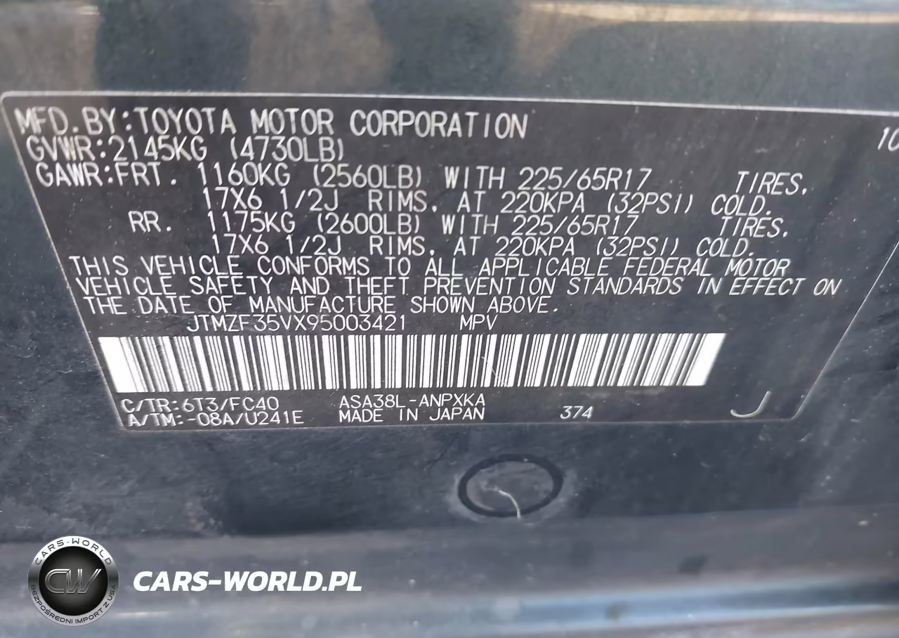 2009 Toyota Rav4 VIN:JTMZF35VX95003421 - 9