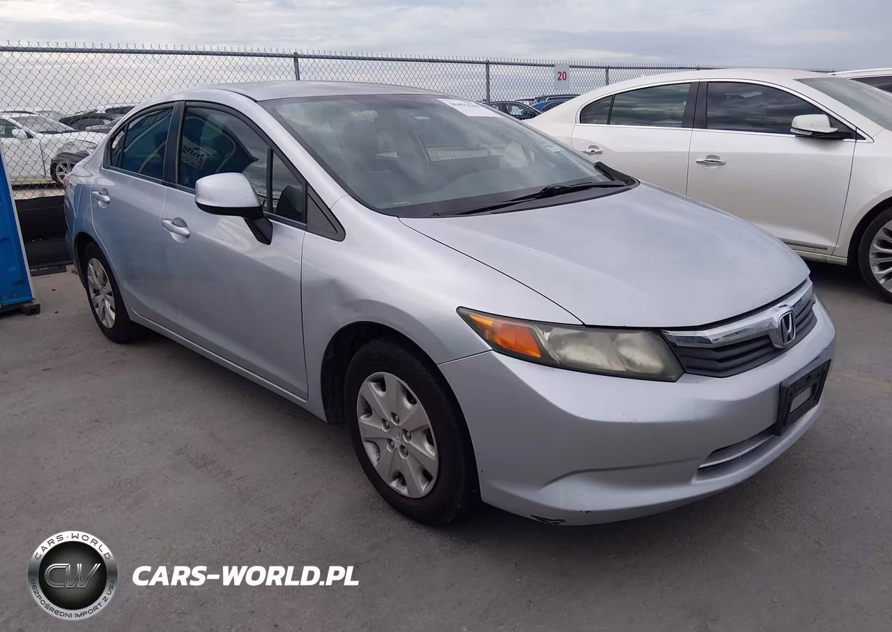 2012 Honda Civic Lx VIN:2HGFB2E56CH513713 - 1