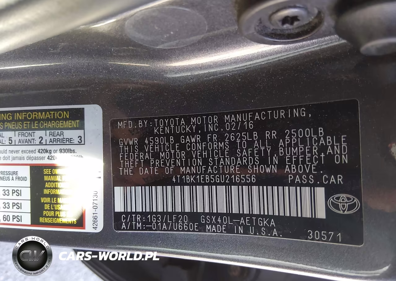 2016 Toyota Avalon Xle Plus VIN:4T1BK1EB5GU216556 - 9