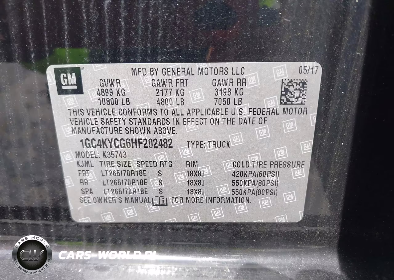 2017 Chevrolet Silverado 3500Hd Wt VIN:1GC4KYCG6HF202482 - 9