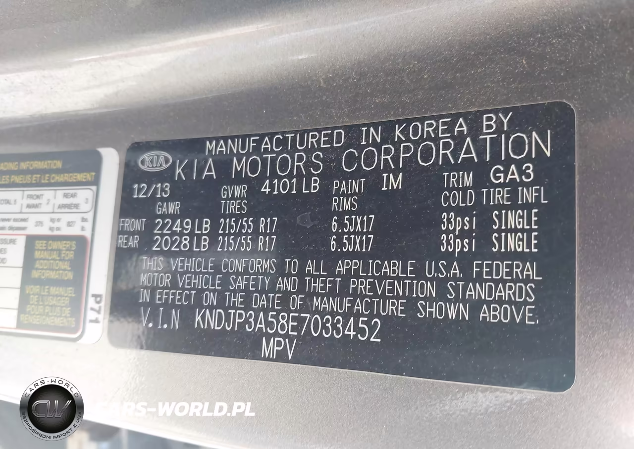 2014 Kia Soul + VIN:KNDJP3A58E7033452 - 9