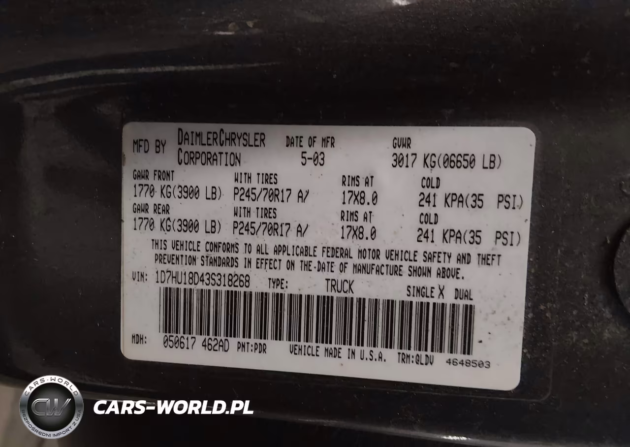 2003 Dodge Ram 1500 Slt-Laramie-St VIN:1D7HU18D43S318268 - 9