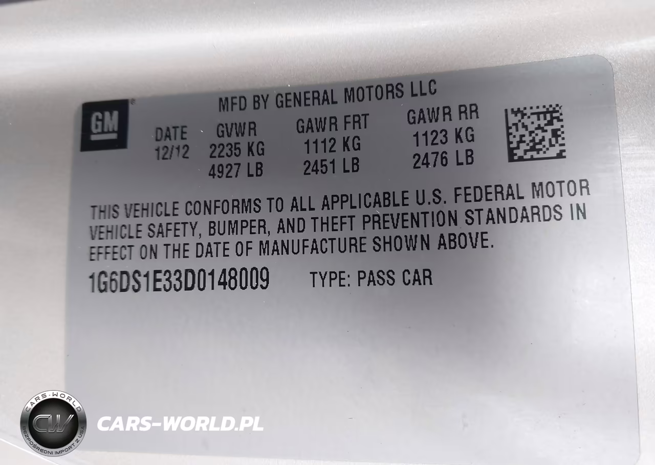 2013 Cadillac Cts Premium VIN:1G6DS1E33D0148009 - 9