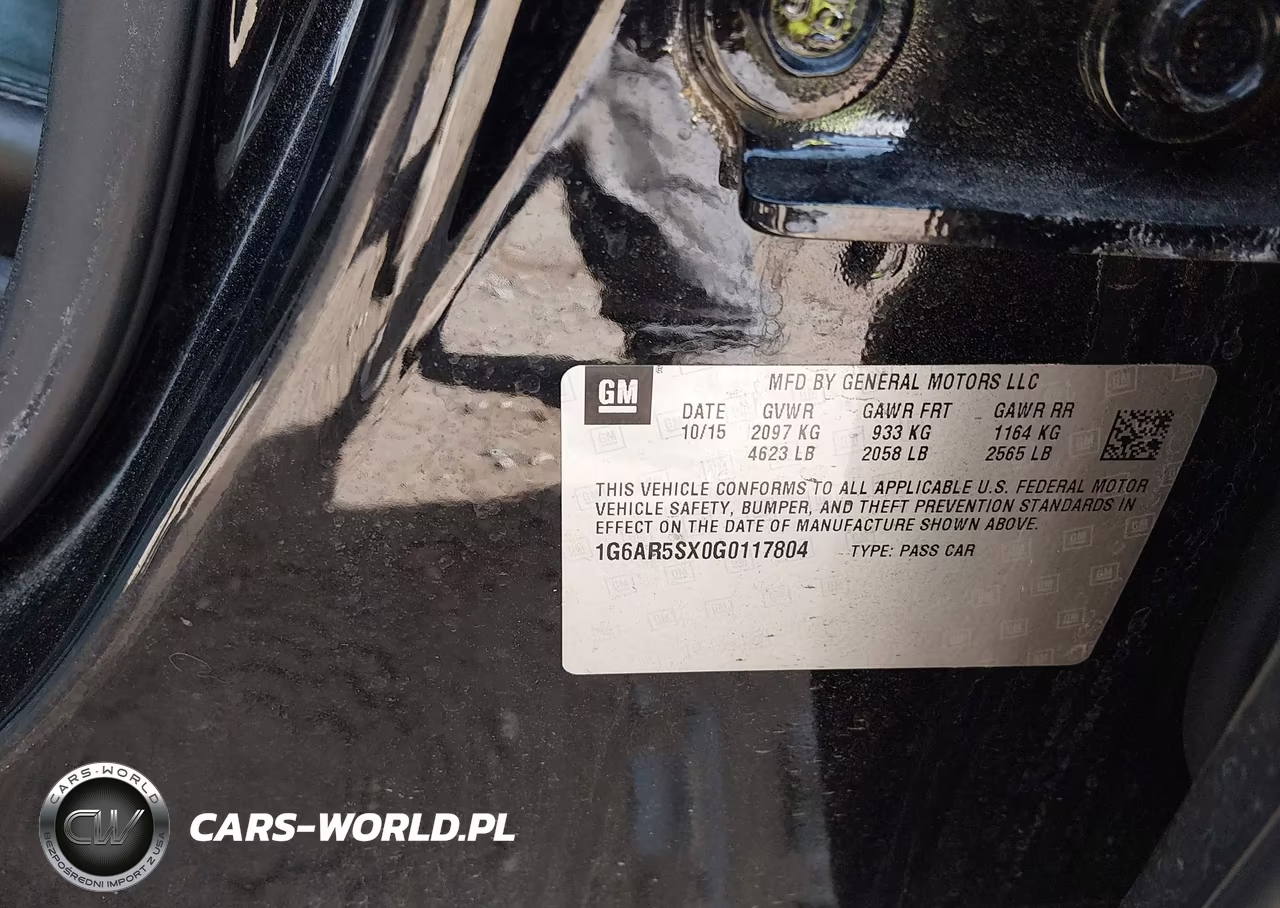 2016 Cadillac Cts Luxury Collection VIN:1G6AR5SX0G0117804 - 9