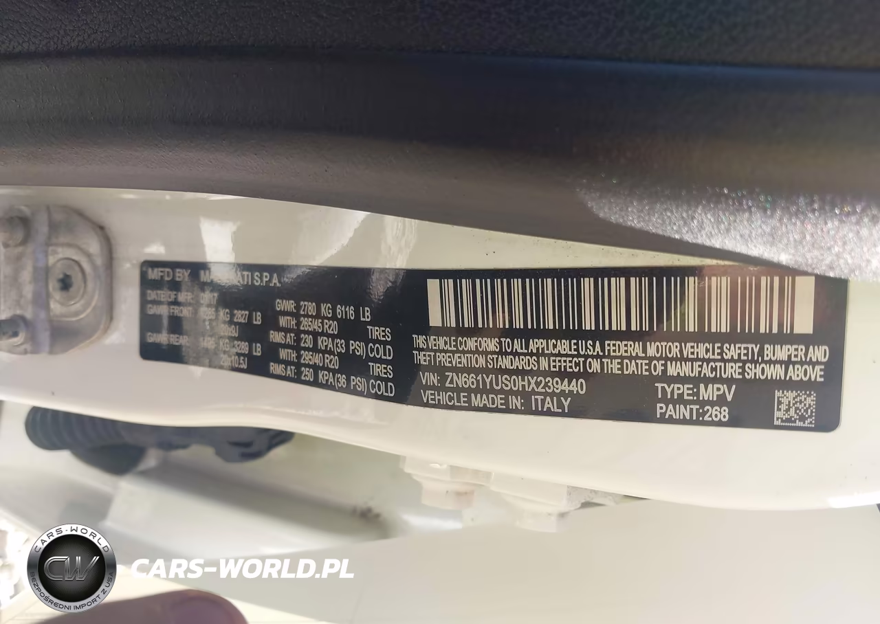 2017 Maserati Levante S VIN:ZN661YUS0HX239440 - 9