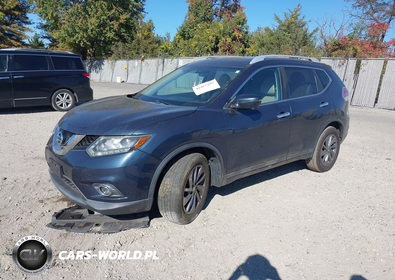 2016 Nissan Rogue S-Sl-Sv VIN:5N1AT2MV1GC764439 - 2