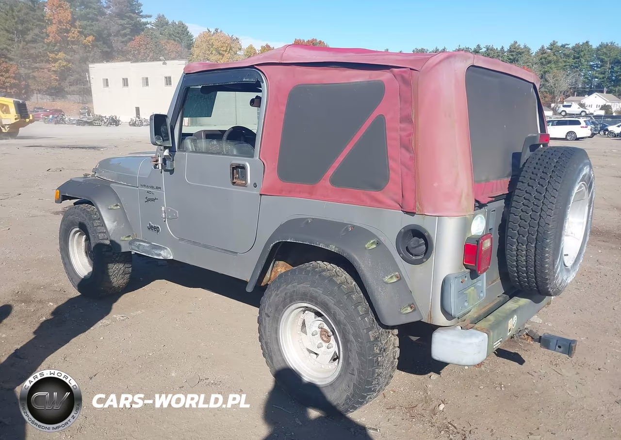 2001 Jeep Wrangler Sport VIN:1J4FA49S21P364605 - 3