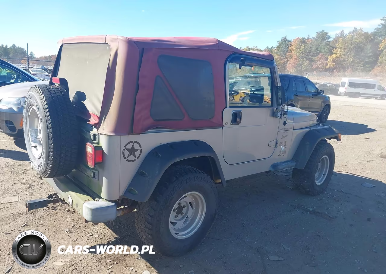 2001 Jeep Wrangler Sport VIN:1J4FA49S21P364605 - 4