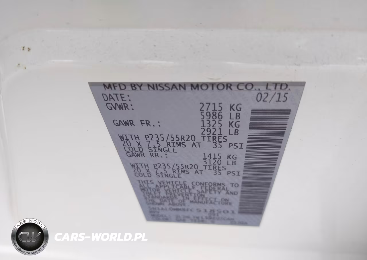 2015 Infiniti Qx60 Base VIN:5N1AL0MM8FC518501 - 9
