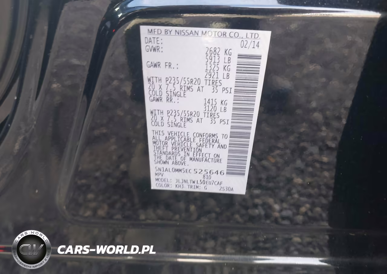 2014 Infiniti Qx60 VIN:5N1AL0MM5EC525646 - 9