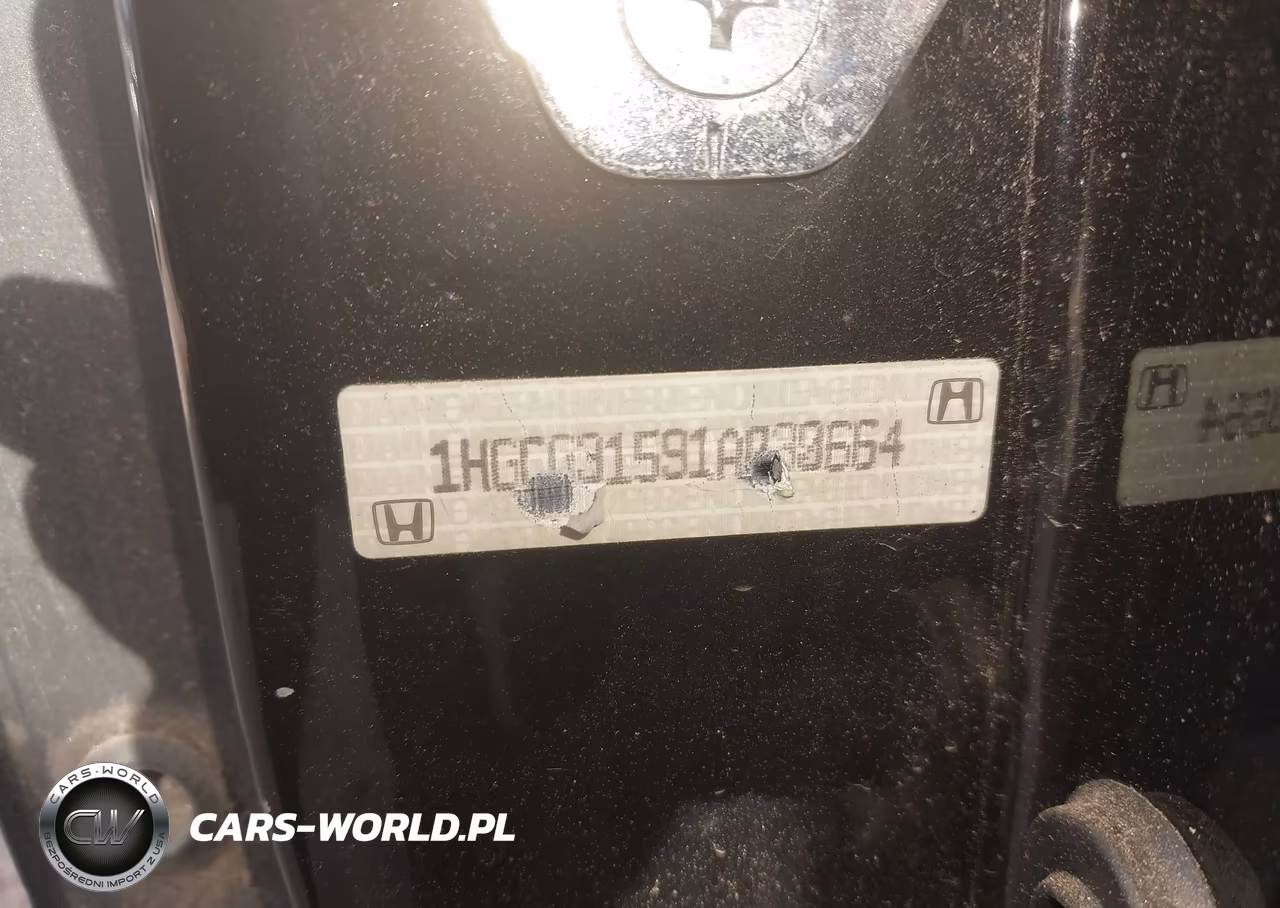 2001 Honda Accord 2.3 Ex VIN:1HGCG31591A030664 - 9