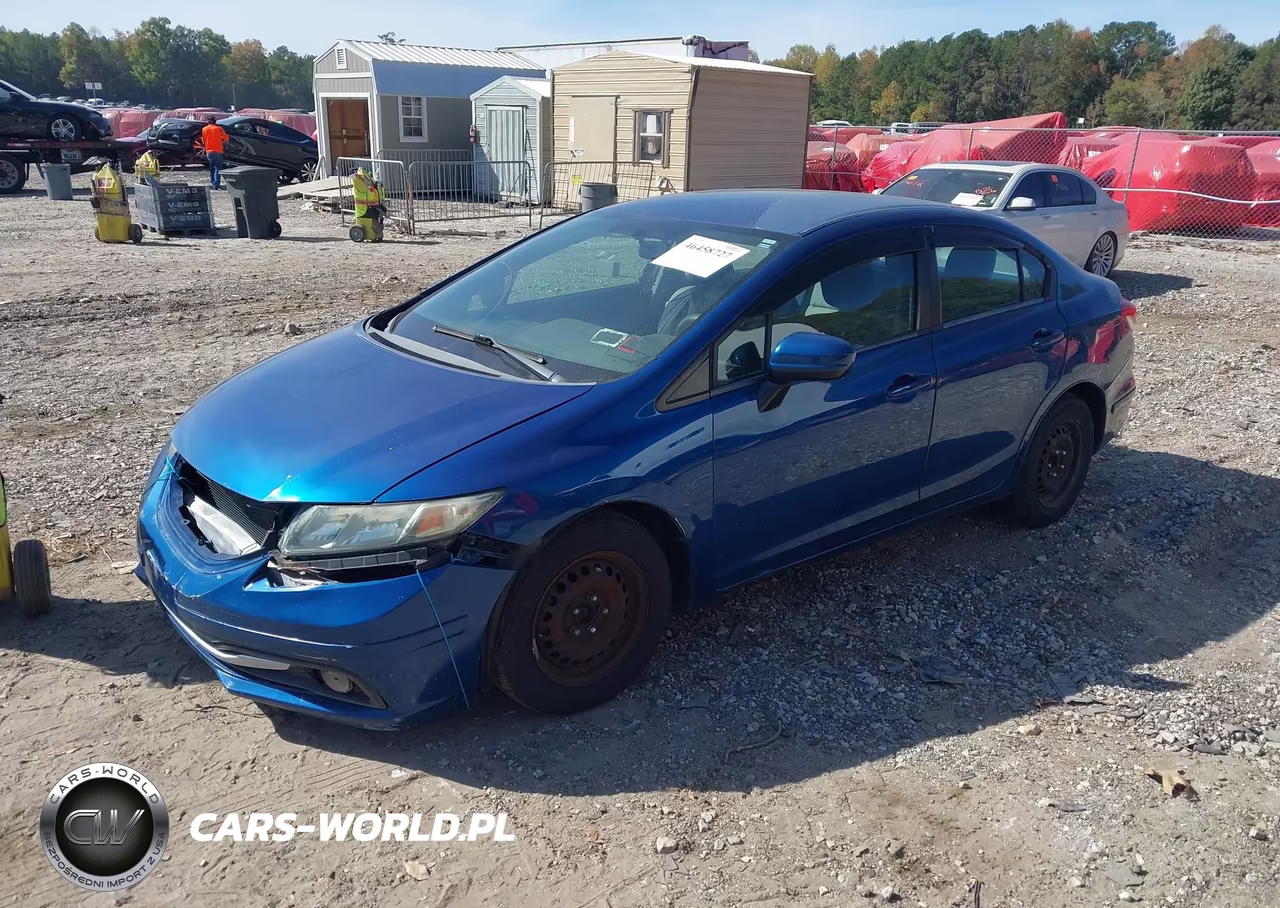 2014 Honda Civic Lx VIN:2HGFB2F59EH527168 - 2