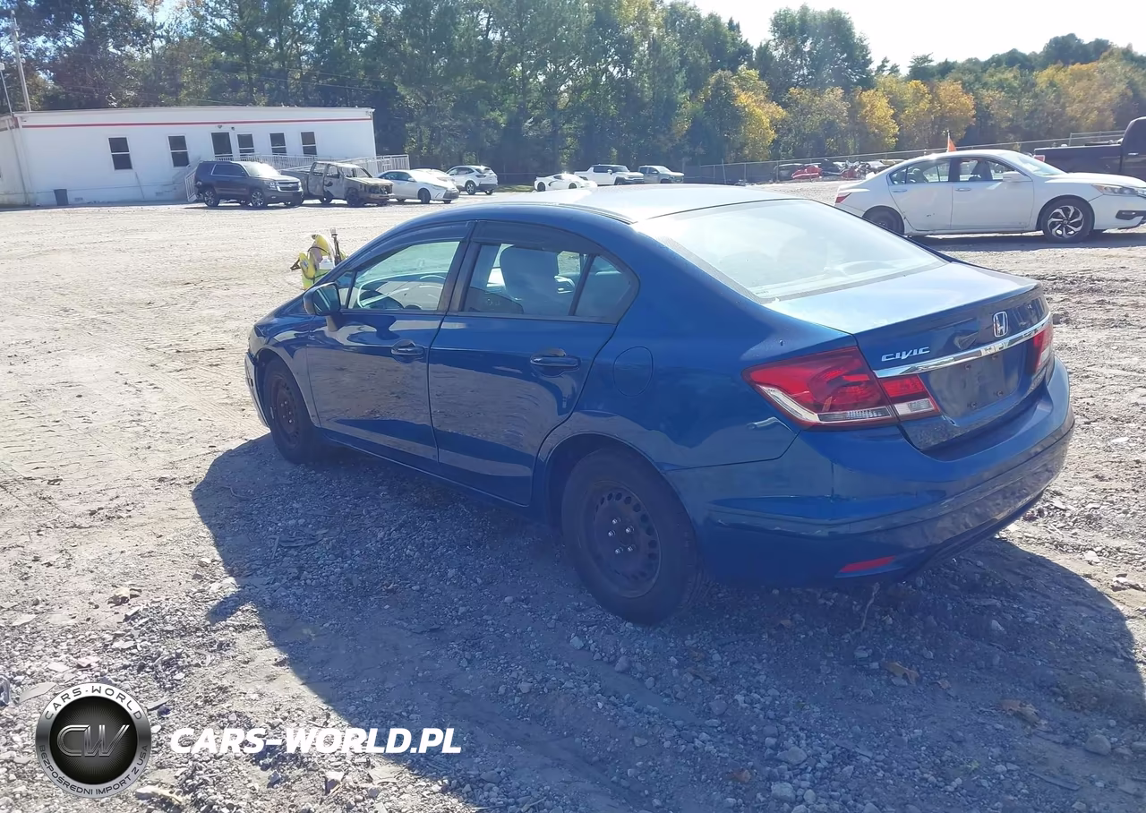 2014 Honda Civic Lx VIN:2HGFB2F59EH527168 - 3