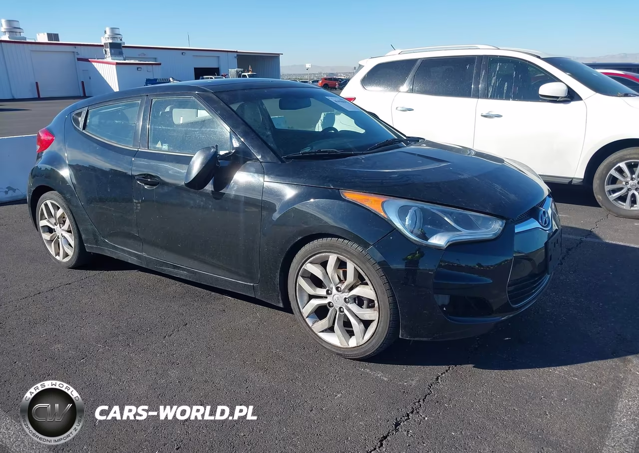 2013 Hyundai Veloster Base W-Gray VIN:KMHTC6AD6DU122493 - 1