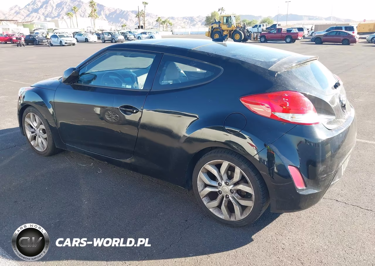 2013 Hyundai Veloster Base W-Gray VIN:KMHTC6AD6DU122493 - 3