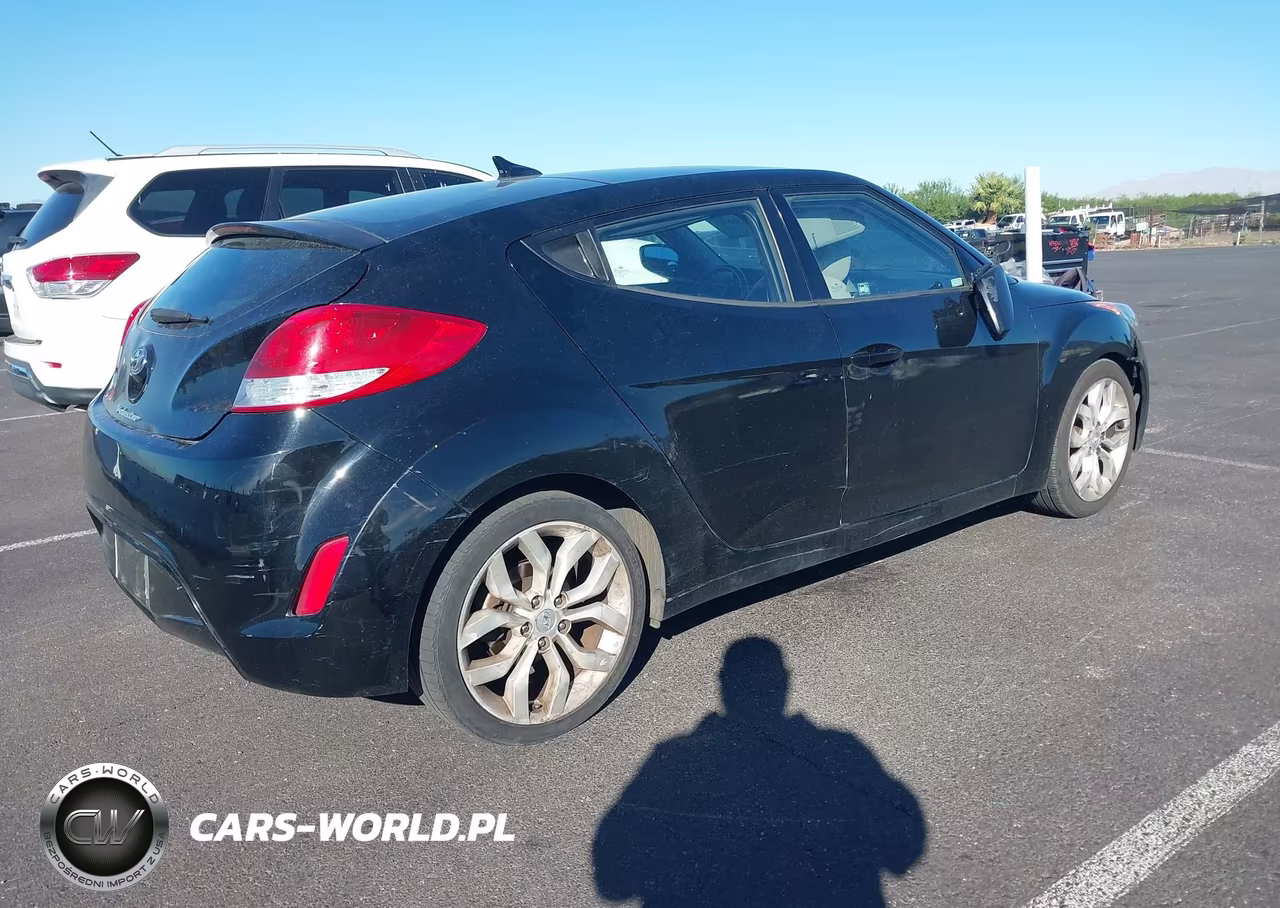 2013 Hyundai Veloster Base W-Gray VIN:KMHTC6AD6DU122493 - 4