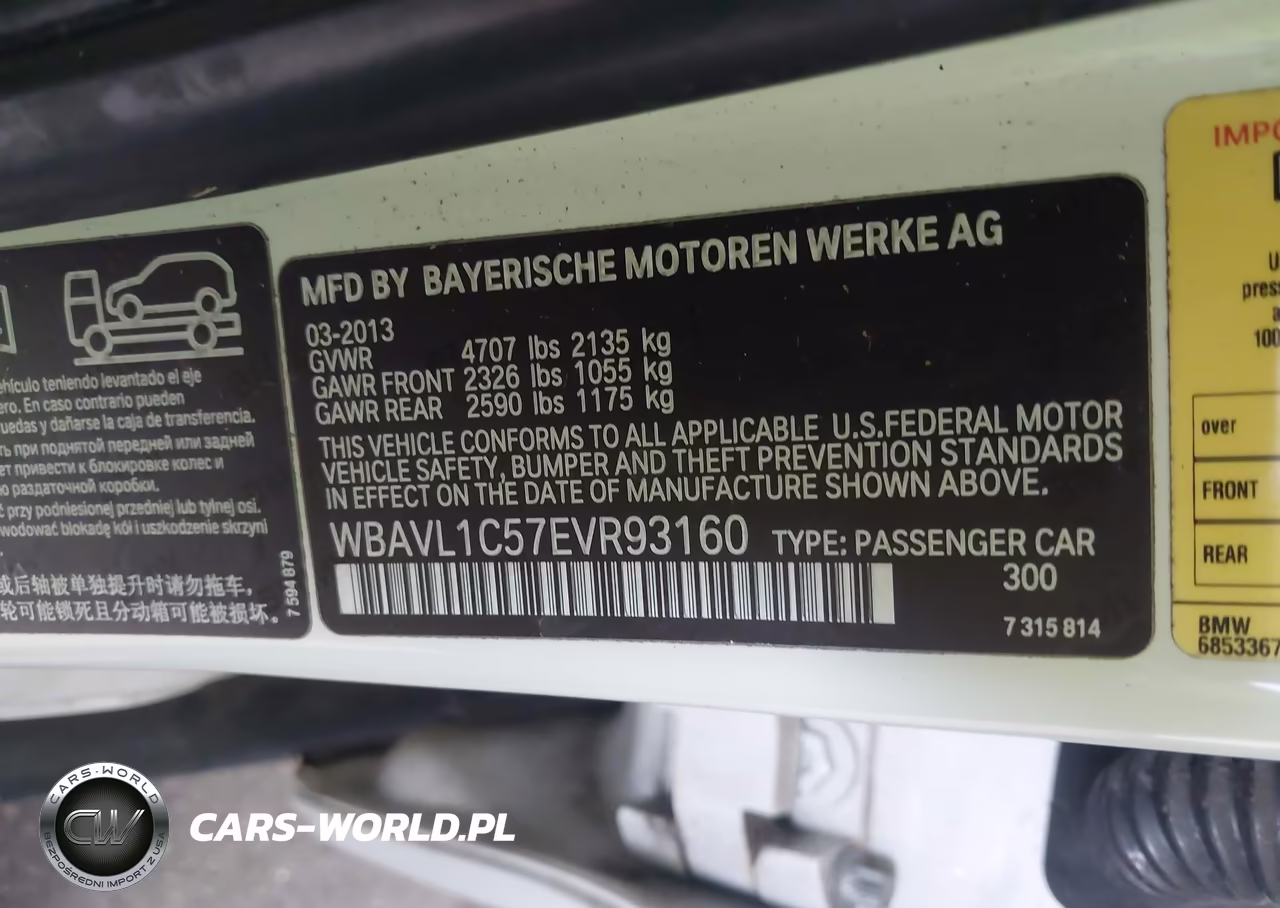 2014 BMW X1 xDrive28I VIN:WBAVL1C57EVR93160 - 9