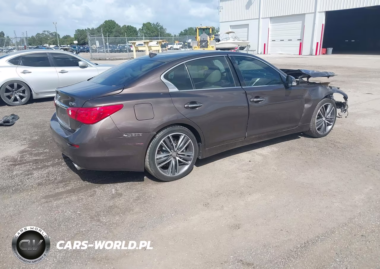 2015 Infiniti Q50 Premium-Sport VIN:JN1BV7AP9FM343084 - 4