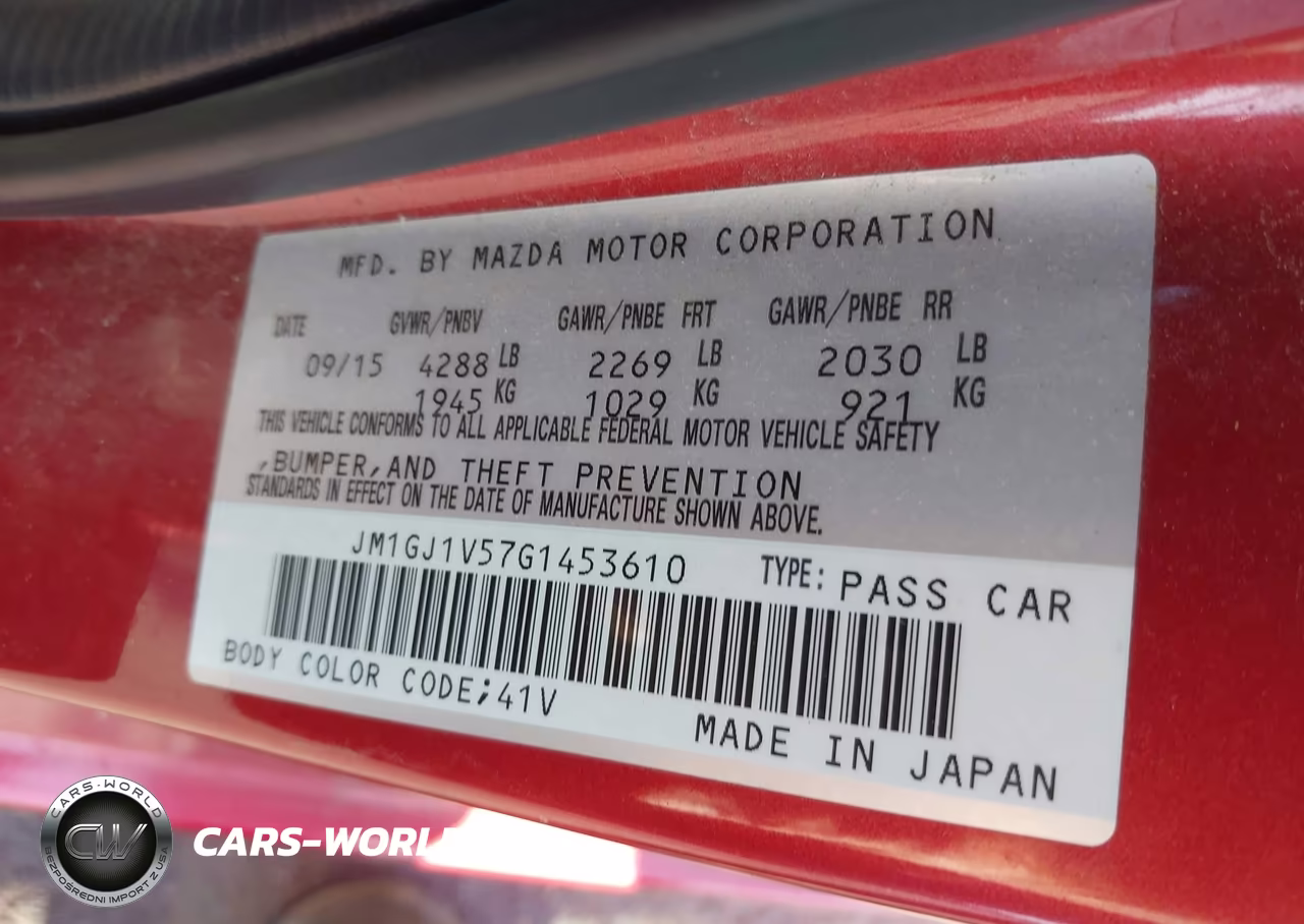 2016 Mazda Mazda6 I Touring VIN:JM1GJ1V57G1453610 - 9
