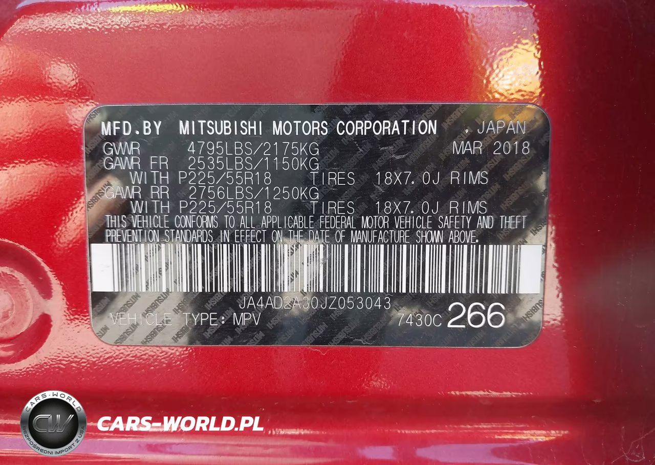 2018 Mitsubishi Outlander Es VIN:JA4AD2A30JZ053043 - 9