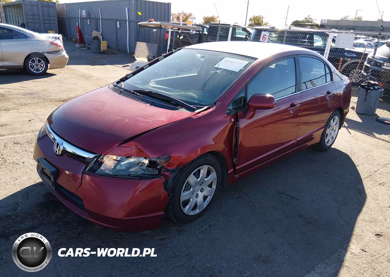 2006 Honda Civic Lx VIN:2HGFA16586H508562 - 2