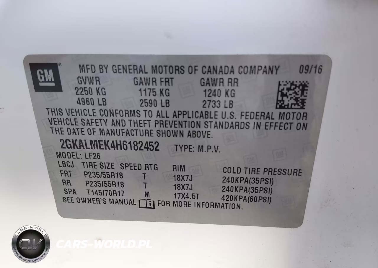 2017 GMC Terrain Sle-1 VIN:2GKALMEK4H6182452 - 9