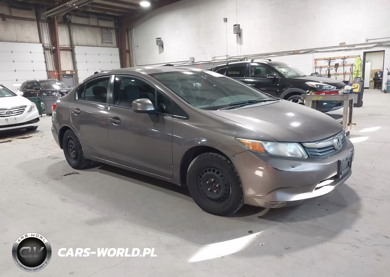 2012 Honda Civic Lx VIN:2HGFB2F54CH516382 - 1