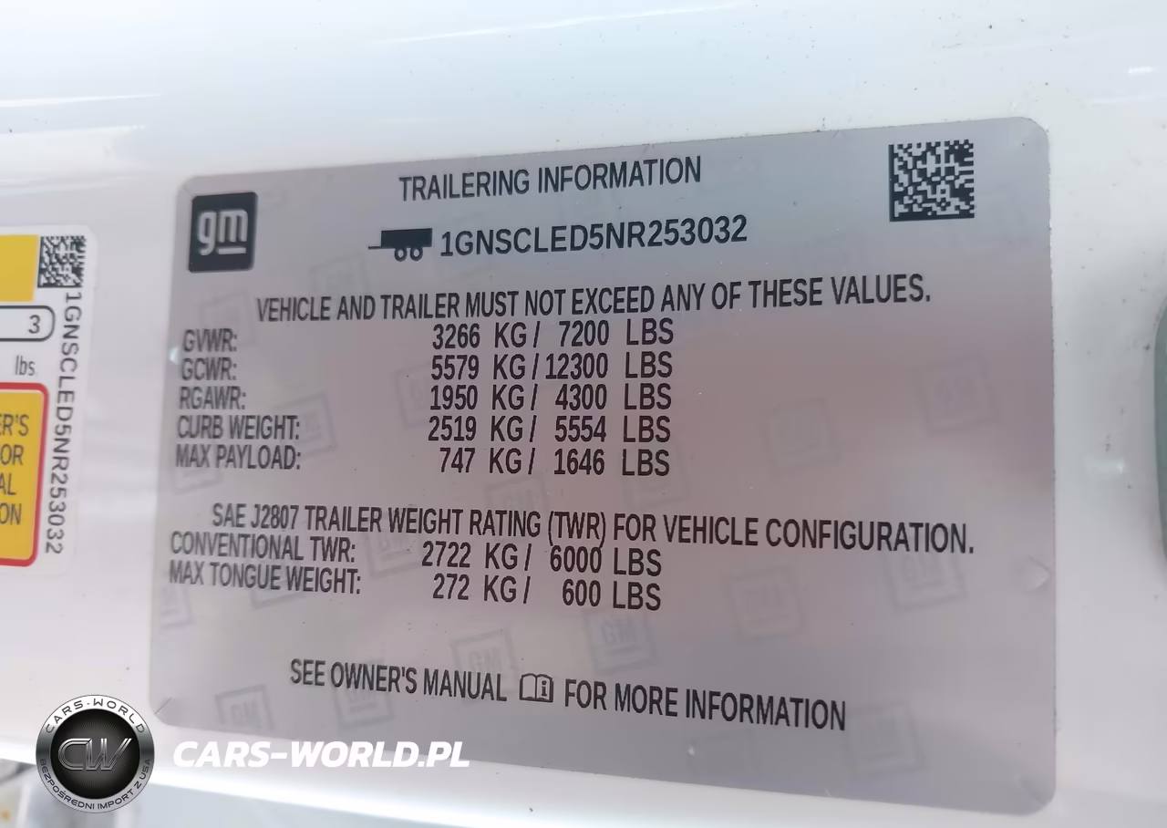 2022 Chevrolet Tahoe 2Wd Commercial Fleet VIN:1GNSCLED5NR253032 - 9