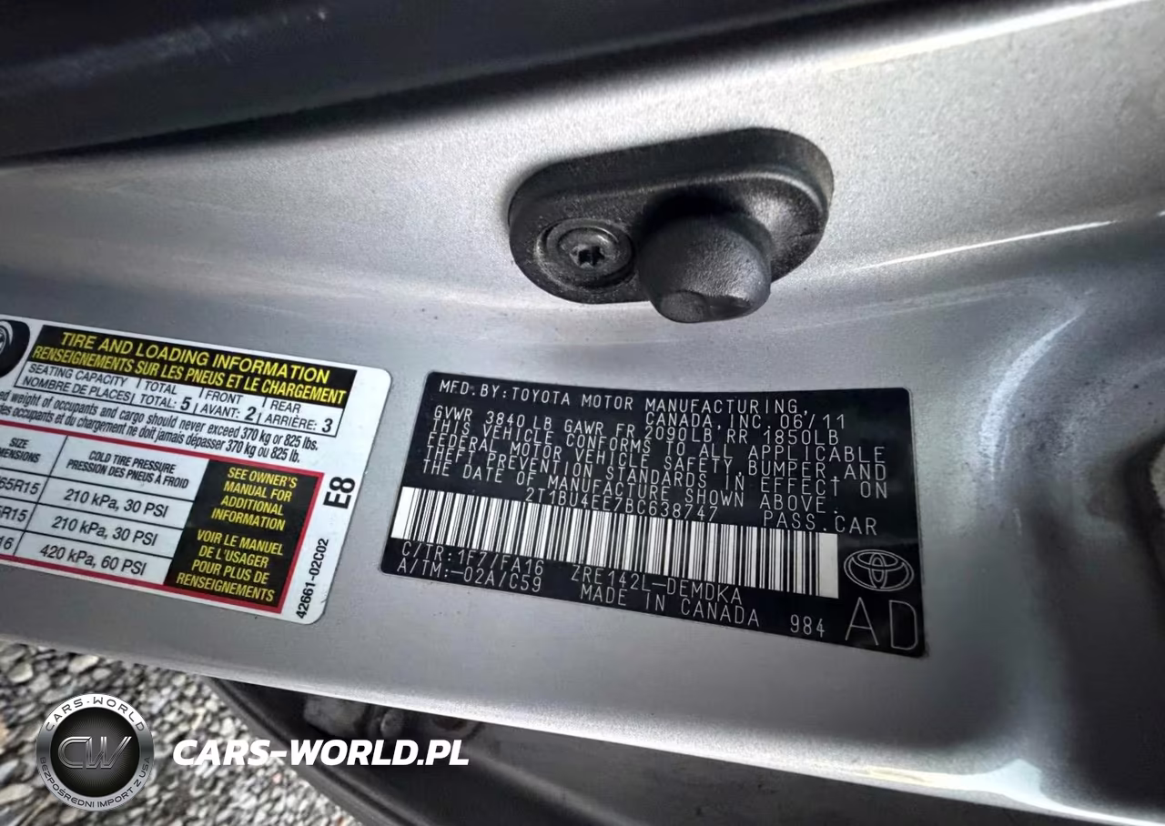 2011 Toyota Corolla VIN:2T1BU4EE7BC638747 - 9
