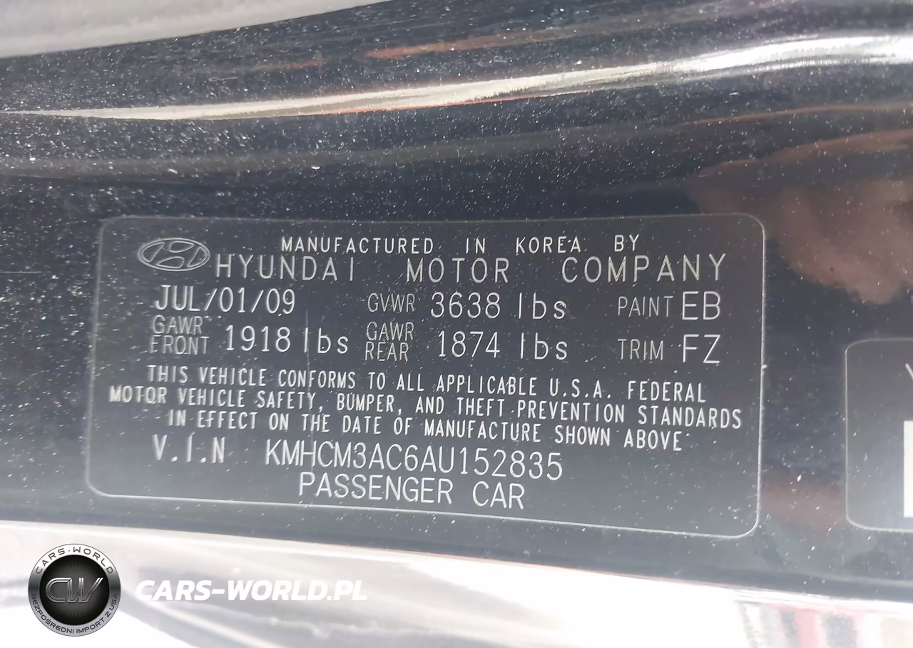 2010 Hyundai Accent Gs VIN:KMHCM3AC6AU152835 - 9