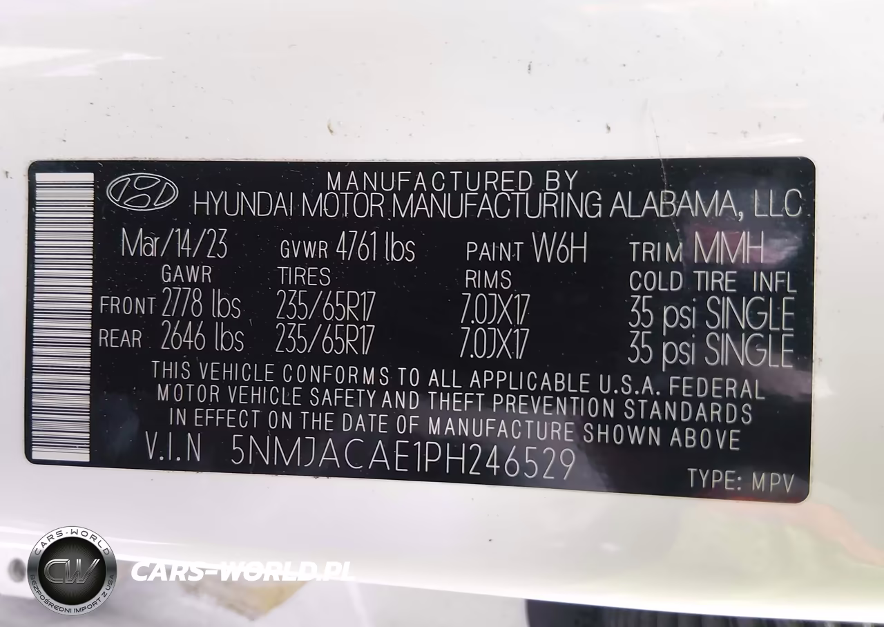 2023 Hyundai Tucson Se VIN:5NMJACAE1PH246529 - 9