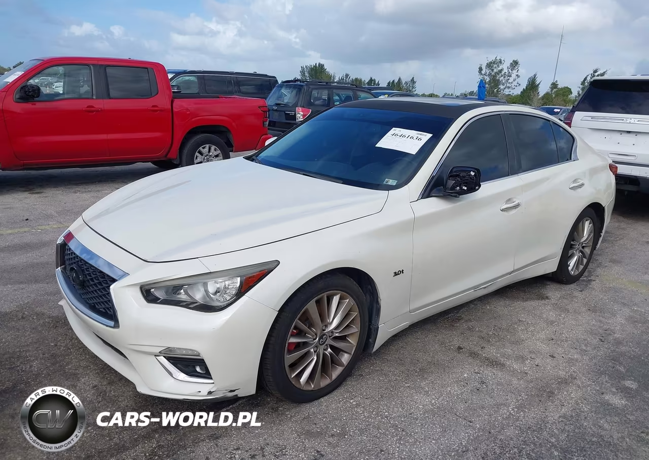 2018 Infiniti Q50 3.0T Luxe VIN:JN1EV7AR4JM431516 - 2
