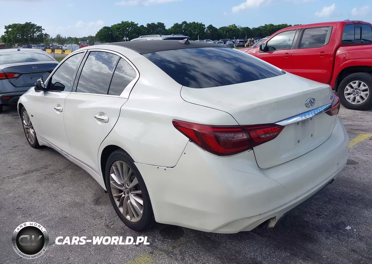 2018 Infiniti Q50 3.0T Luxe VIN:JN1EV7AR4JM431516 - 3