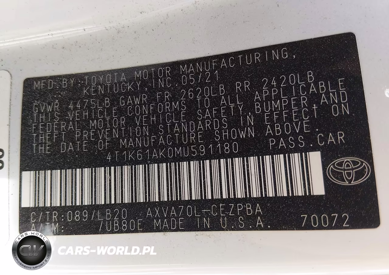 2021 Toyota Camry Xse VIN:4T1K61AK0MU591180 - 9