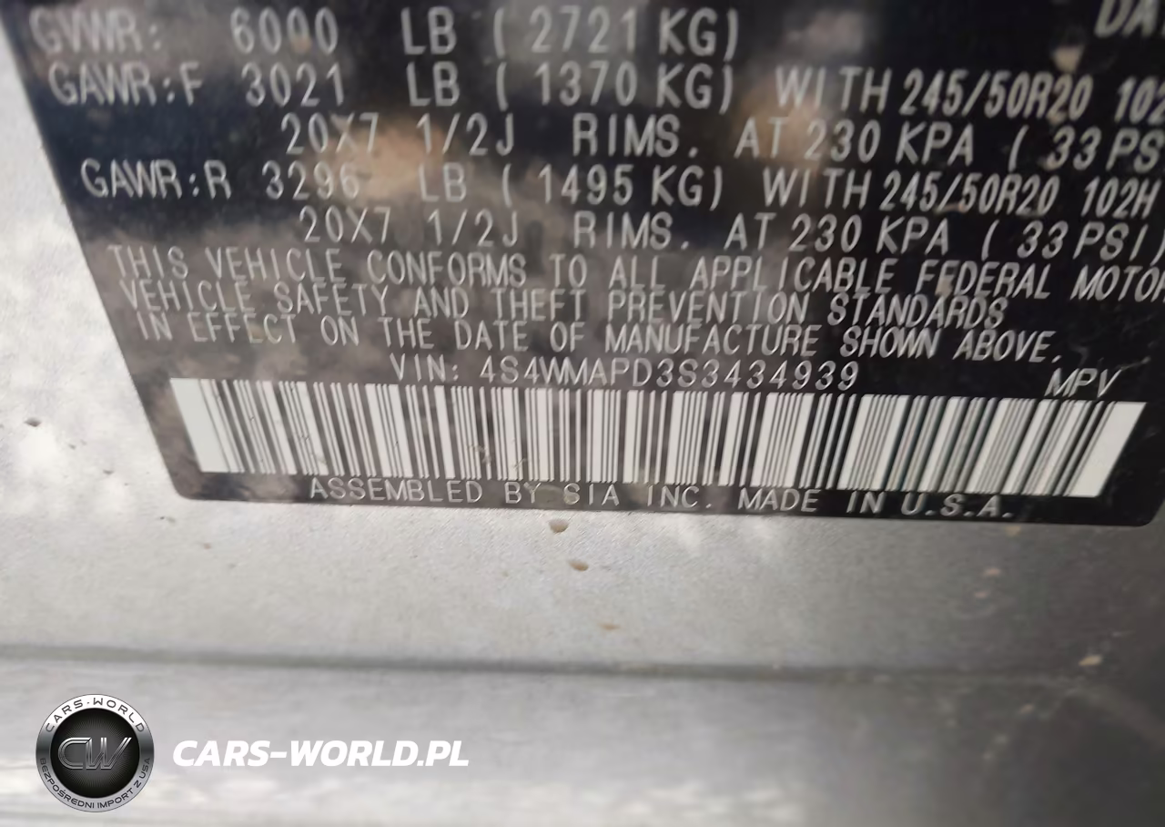 2025 Subaru Ascent Limited VIN:4S4WMAPD3S3434939 - 9