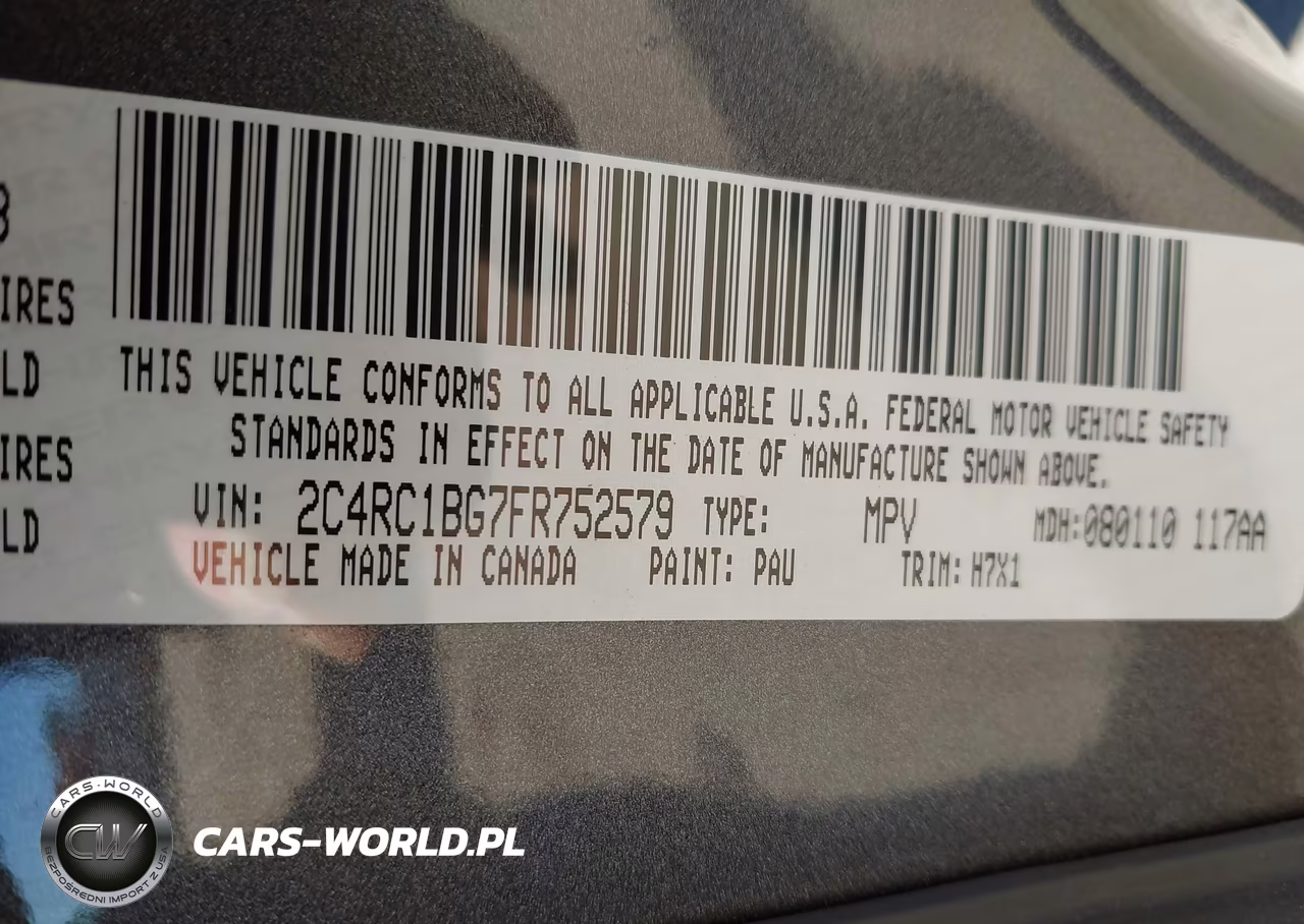 2015 Chrysler Town & Country Touring VIN:2C4RC1BG7FR752579 - 9
