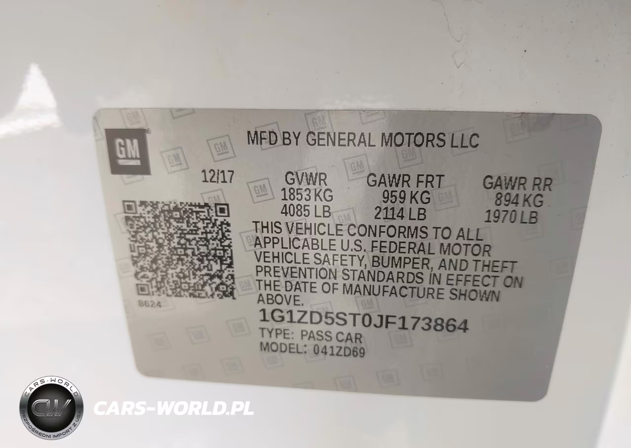 2018 Chevrolet Malibu Lt VIN:1G1ZD5ST0JF173864 - 9